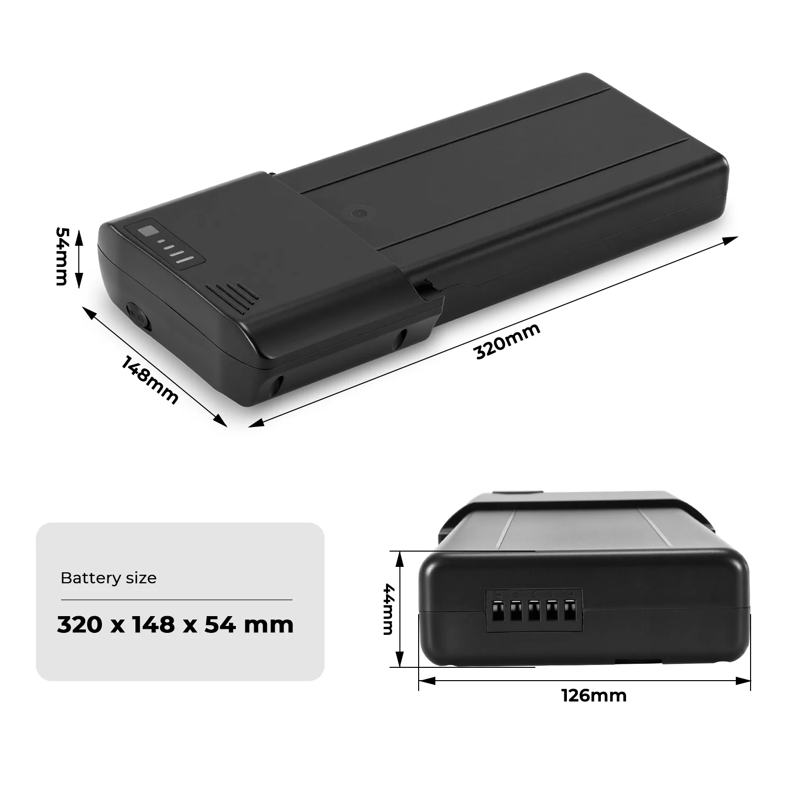 24V8.7Ah Ebike Battery replacement for Halfords, for Apollo Metis, Assist Step Thru , Crossbar - Image 3