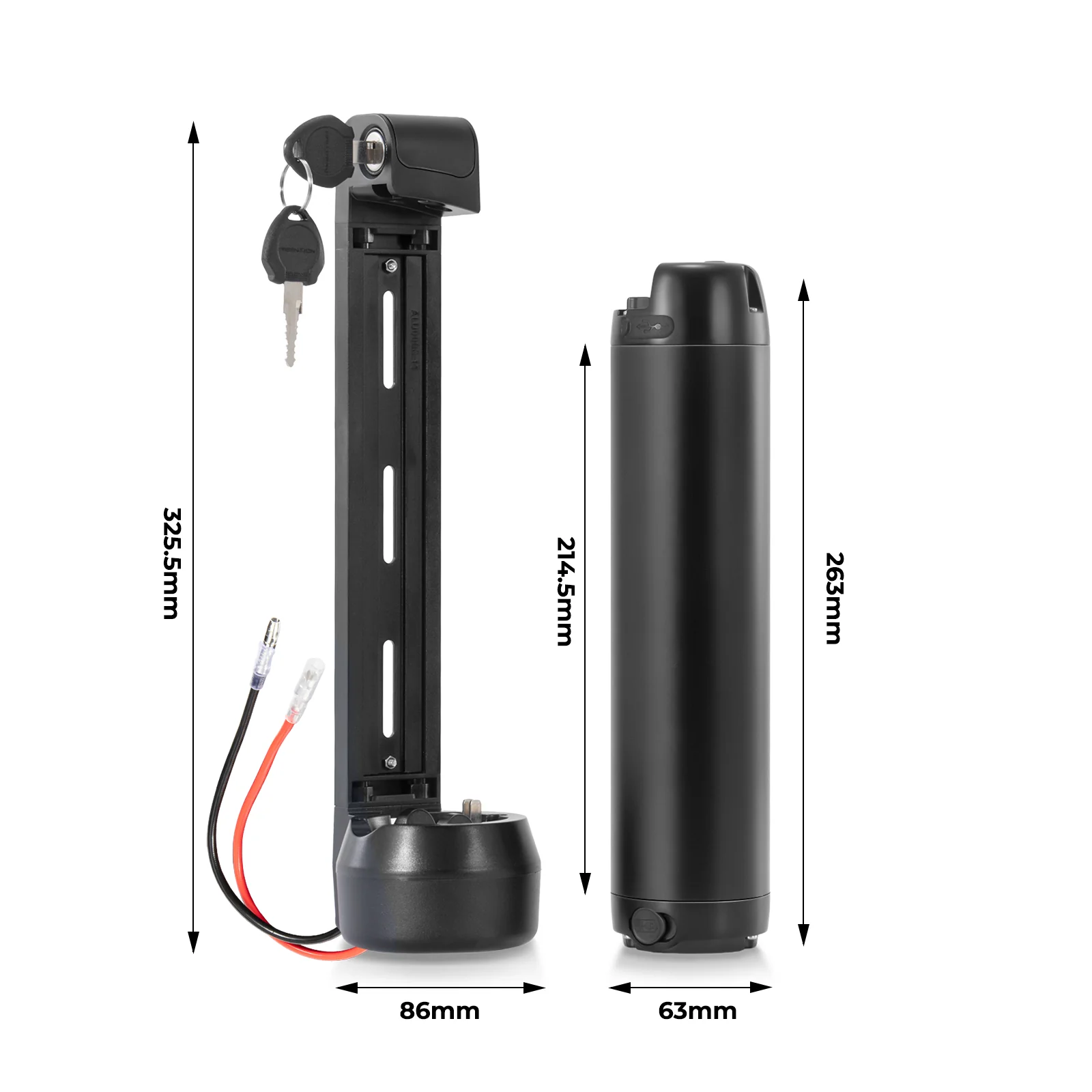 24V8.7Ah Apollo Phaze E-Bike Replacement Battery for Halfords - Image 3