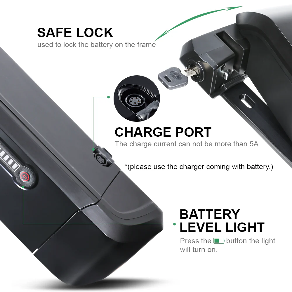 36V11.6Ah Original Li-ion Electric Bicycle Battery for Phylion SF-06L JOYCUBE/JCEB360-11.6 - Image 5