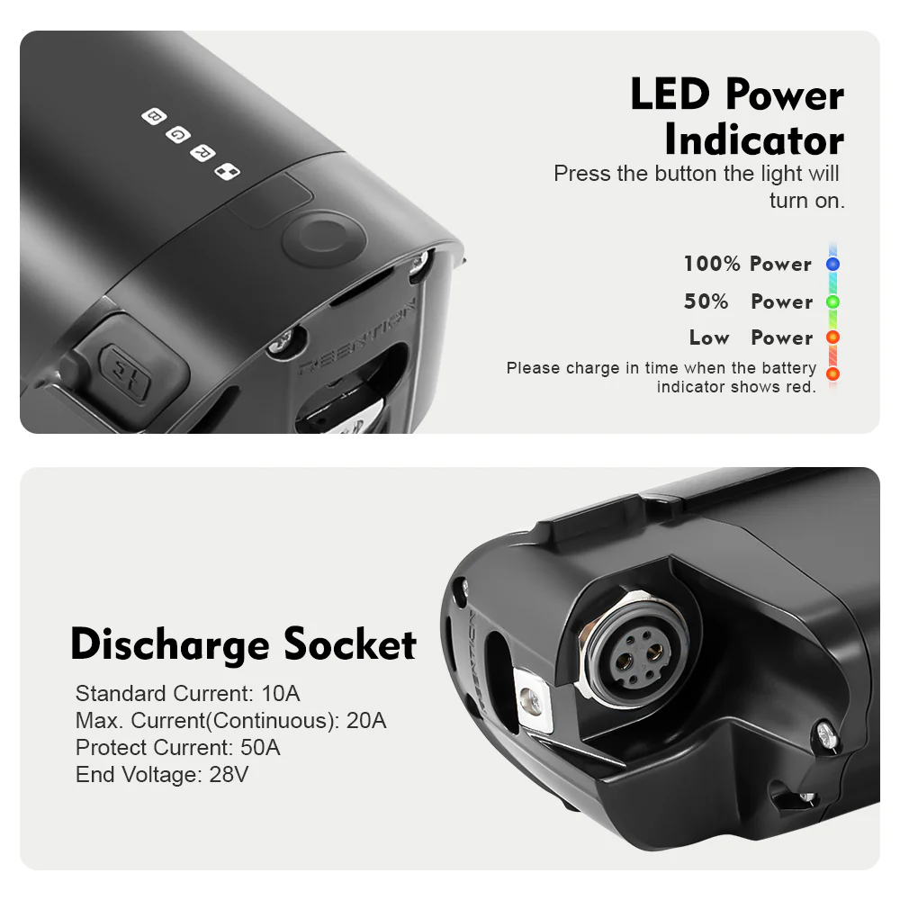 36V 13Ah(481Wh) Li-ion Battery REENTION EEL-PRO Suitable for Farfrees F28 Pro, Torpado Venere T268 - Image 4