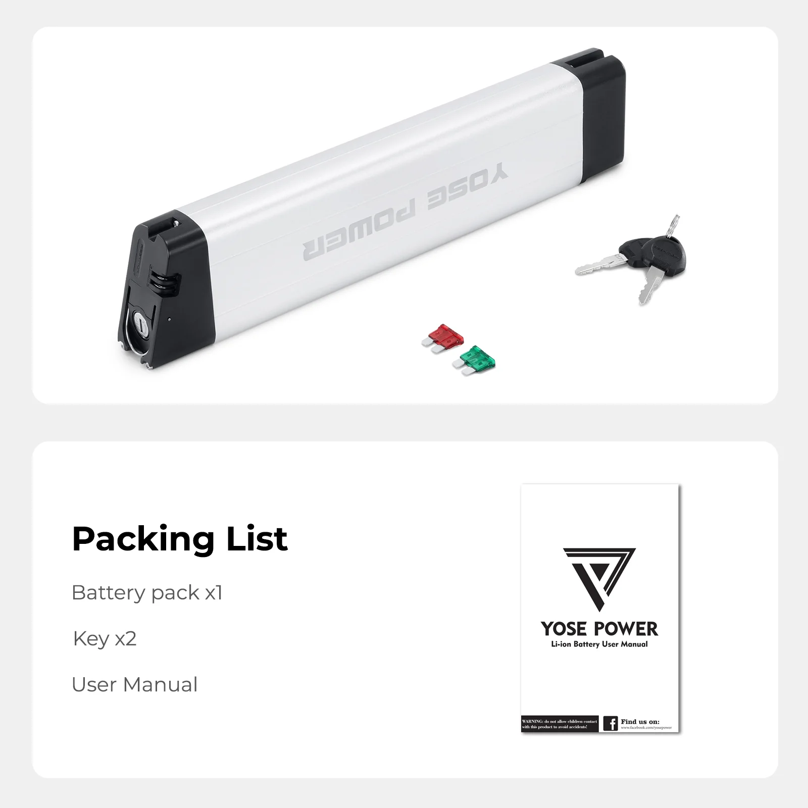 36V9.6Ah(355Wh) E-Bike Li-ion Battery USB Port without Charger Zundapp Z101 and F.lli Schiano - Image 7