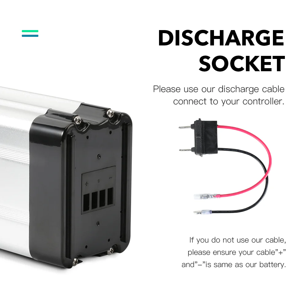 36V10.4Ah/15.6Ah Silver Fish E-Bike Li-ion Battery - Image 10