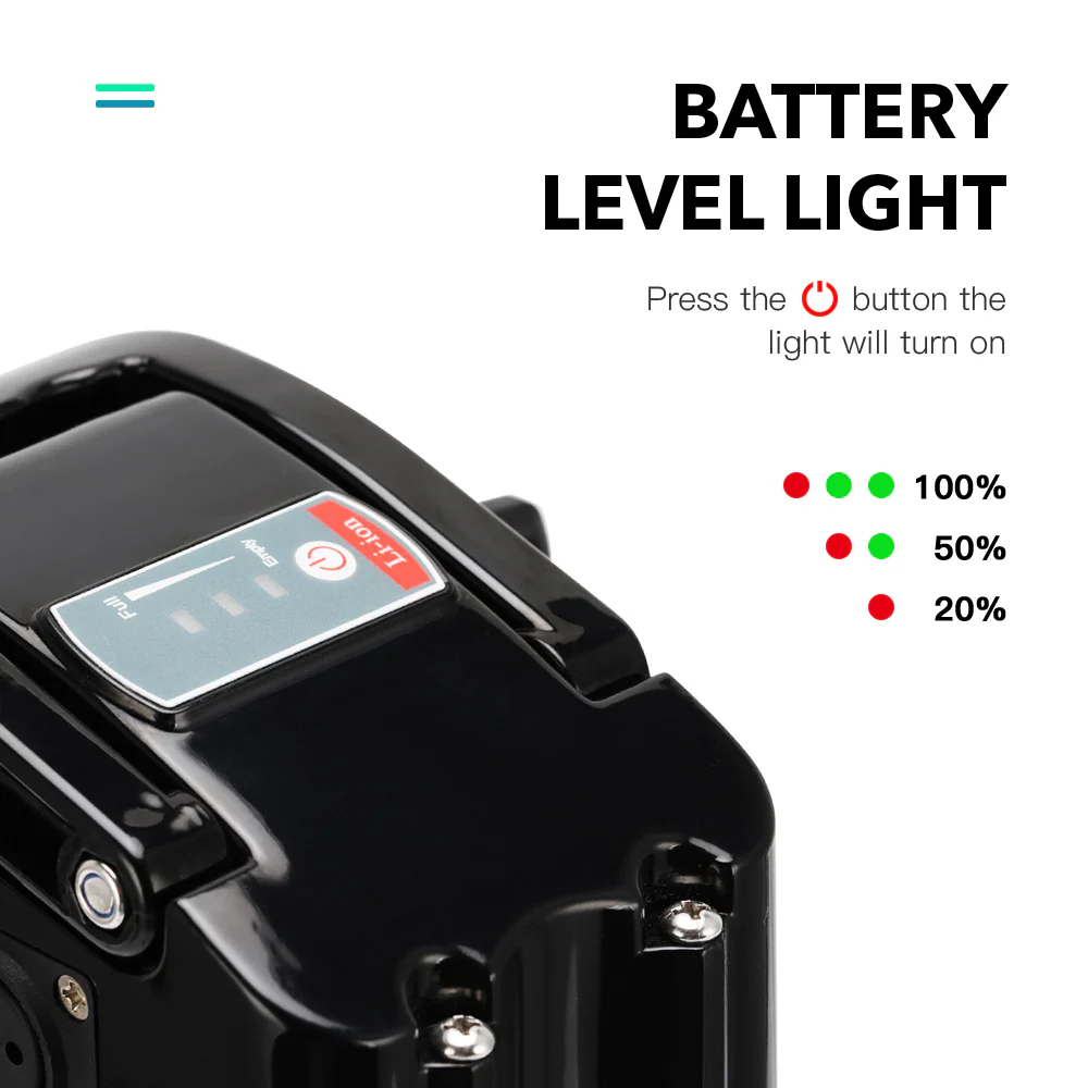 36V10.4Ah/15.6Ah Silver Fish E-Bike Li-ion Battery - Image 8