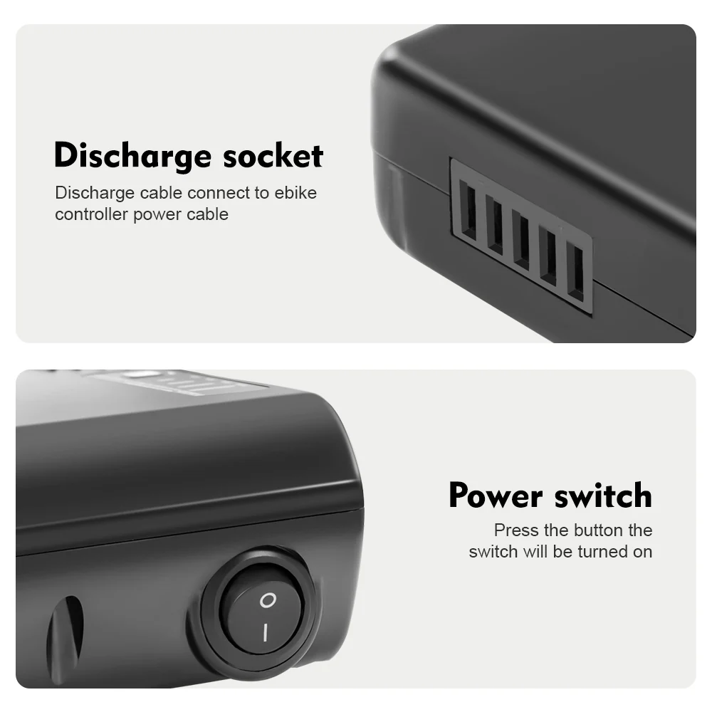 36V10.4Ah E-Bike Li-ion Battery Pack without Original Battery Shell - Image 5