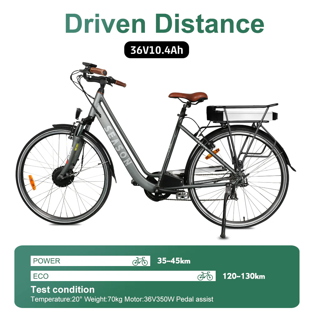 36V10.4Ah E-Bike Li-ion Rear Battery - Image 5
