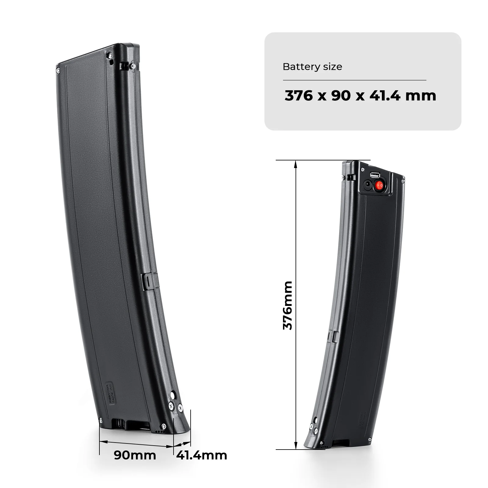 36V10.5Ah(388Wh) E-Bike Li-ion Battery without Charger for Reention Rapier IR-III - Image 3
