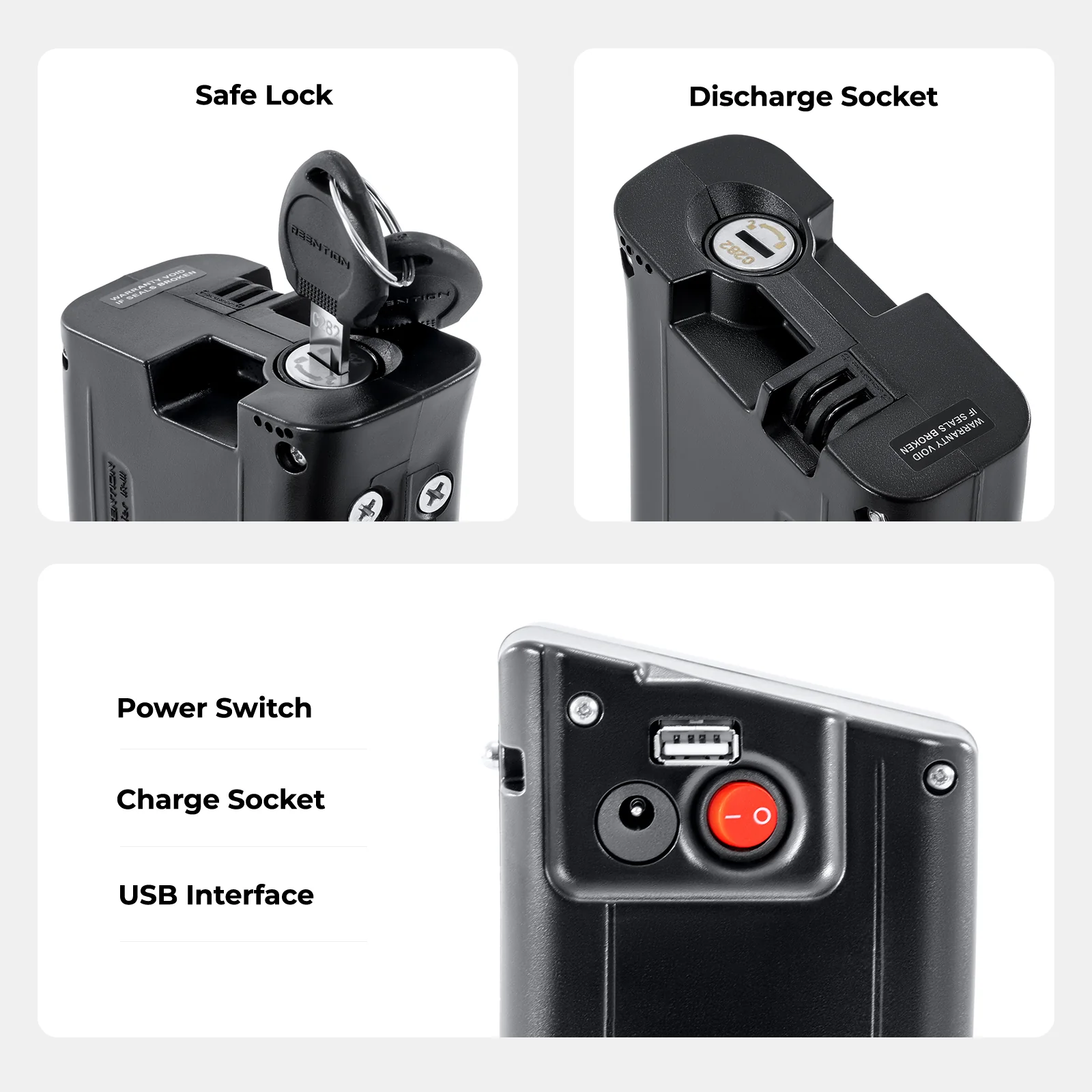 36V10.5Ah(388Wh) E-Bike Li-ion Battery without Charger for Reention Rapier IR-III - Image 5