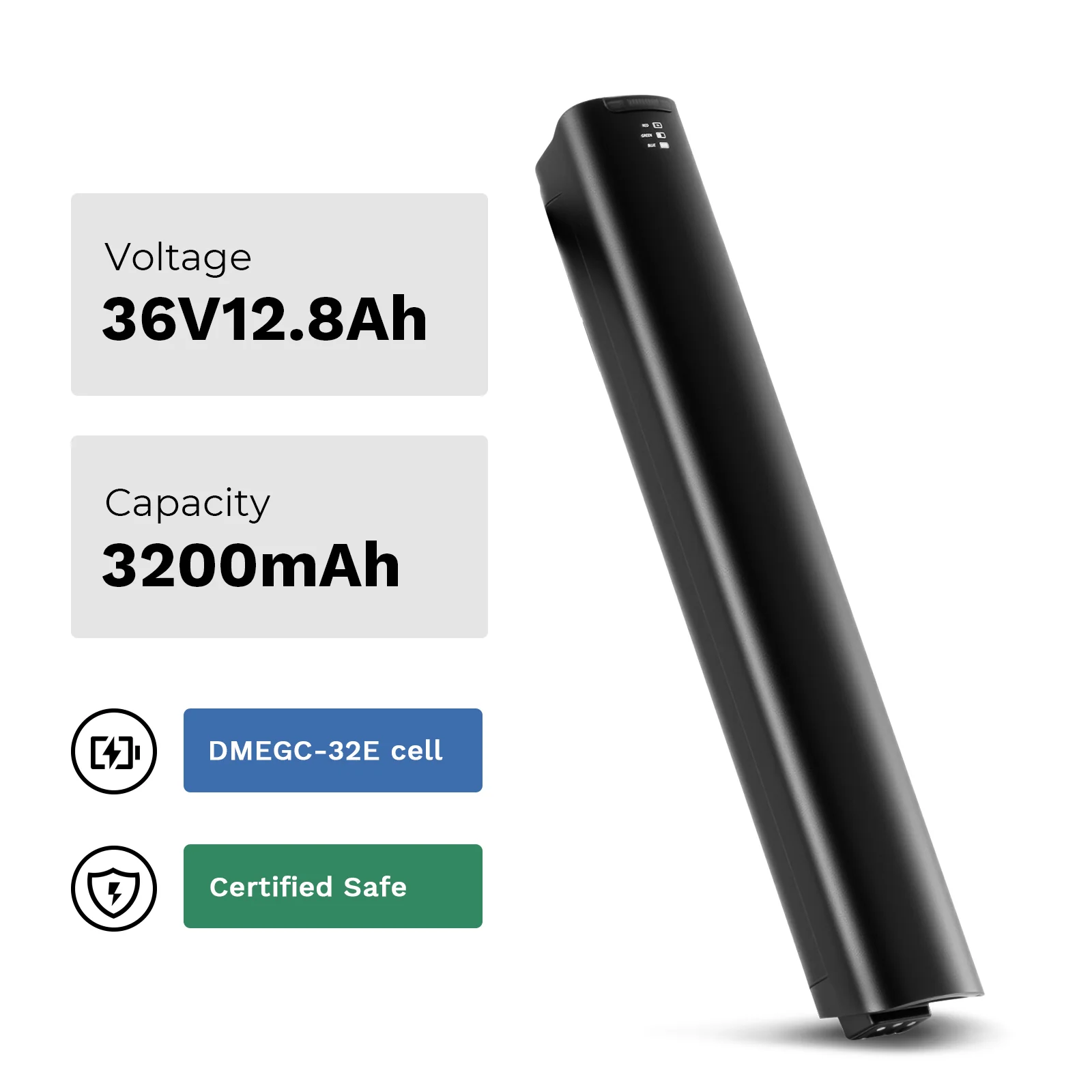 36V12.8Ah Internal Battery Replacement for EZEGO E-bike Battery - Image 2