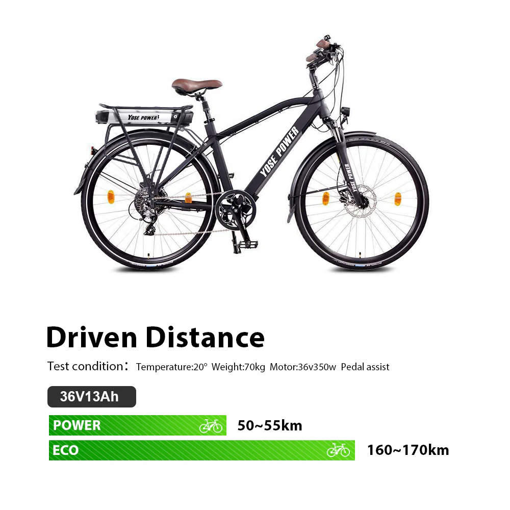 36V13Ah/15.6Ah/17.4Ah E-Bike Lithium-ion Rear Battery fit for 26"-28" Bike - Image 10