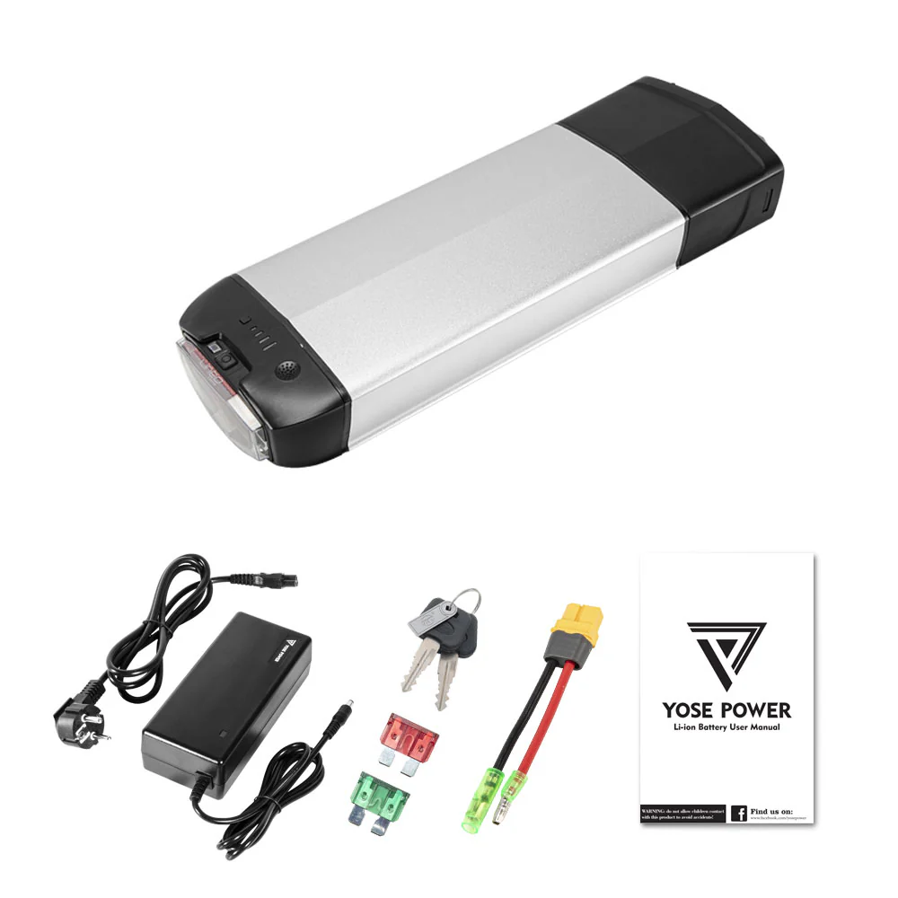 36V13Ah/15.6Ah/17.4Ah E-Bike Lithium-ion Rear Battery fit for 26"-28" Bike - Image 14