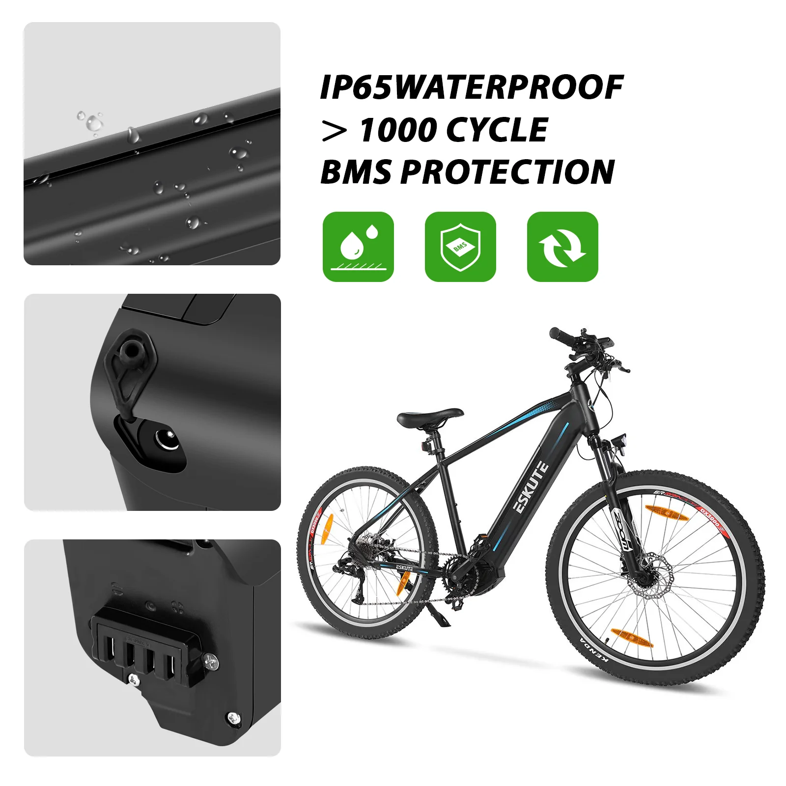 36V14.5Ah E-bike Li-ion Battery for 2022 Polluno, netunopollunopro, netunopro - Image 6