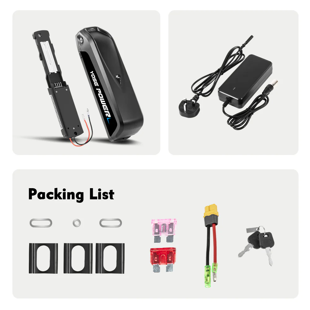 36V15.6Ah/36V17.4Ah/48V13Ah HL1-2 Hailong Down Tube Lithium-ion E-bike Battery - Image 10