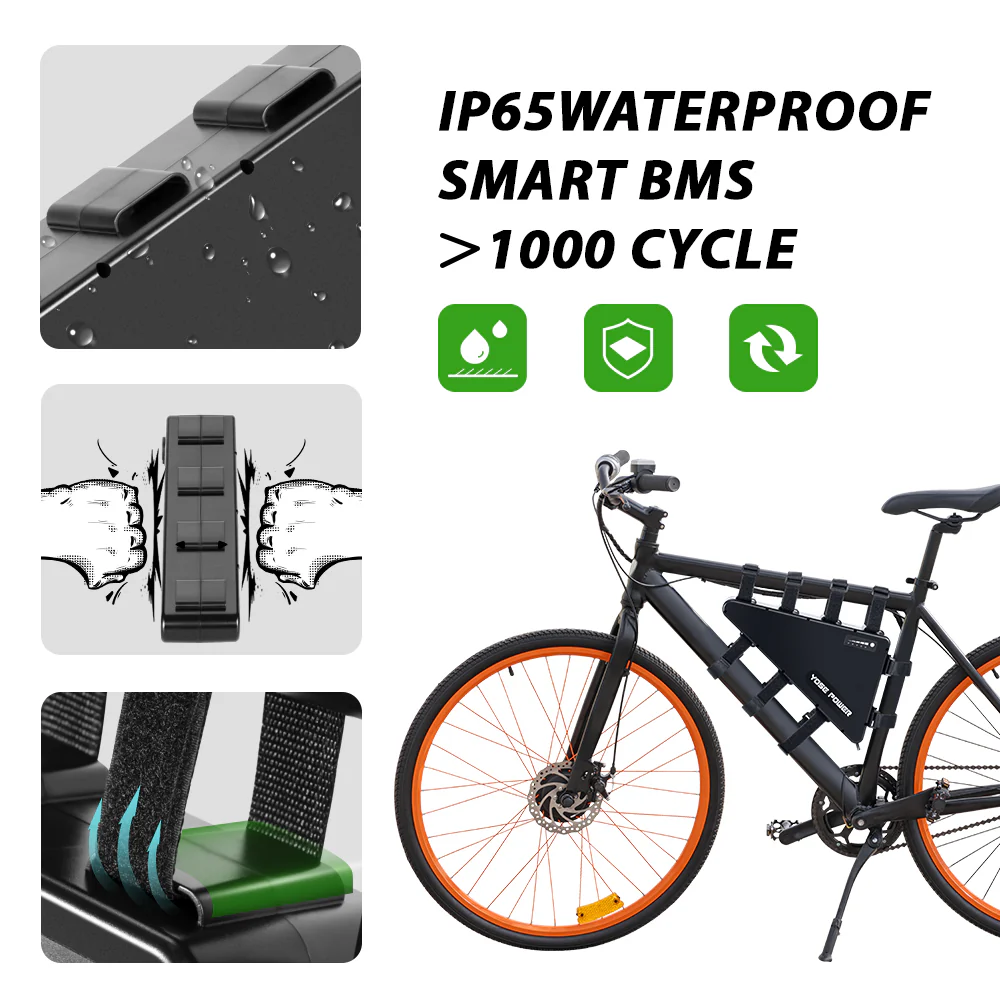 36V21Ah Triangle E-bike Li-ion Battery Pack - Image 6