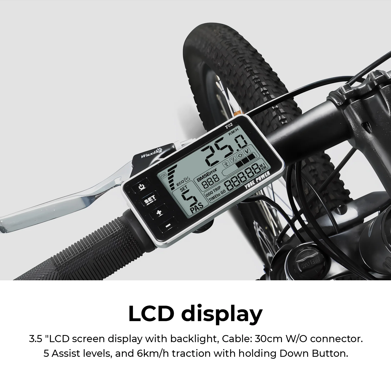 36V250W 26"/27.5"/28" Rear Hub Motor Conversion Kit for Cassette - Image 6