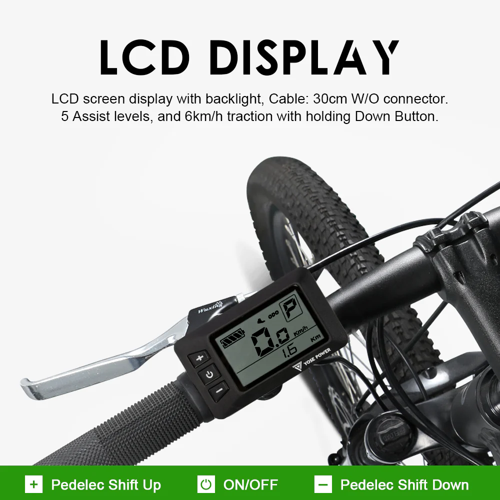 36V250W 26"/28" Front E-Bike Conversion Kit + 36V18Ah HL Mix Battery - Image 6