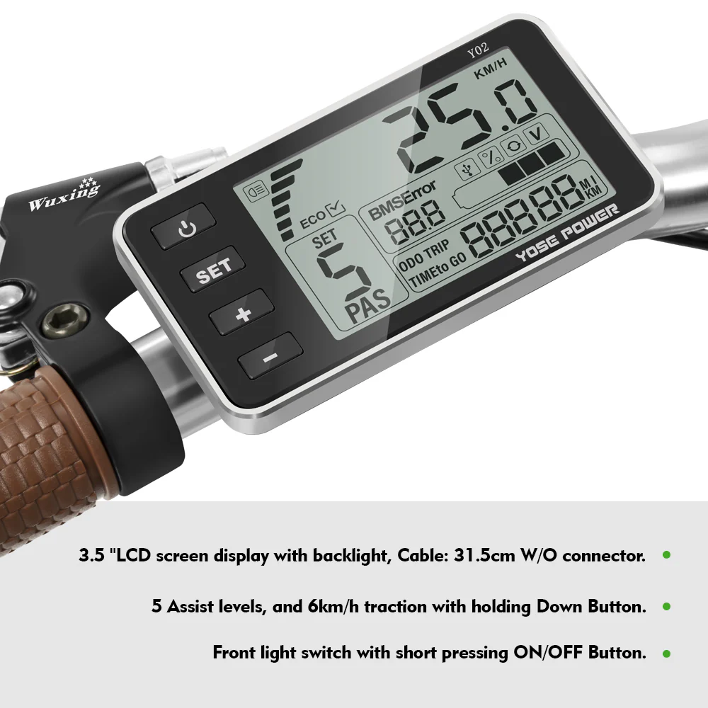 36V350W26"/27.5"/28" Rear E-Bike Conversion Kit for Freewheel - Image 5