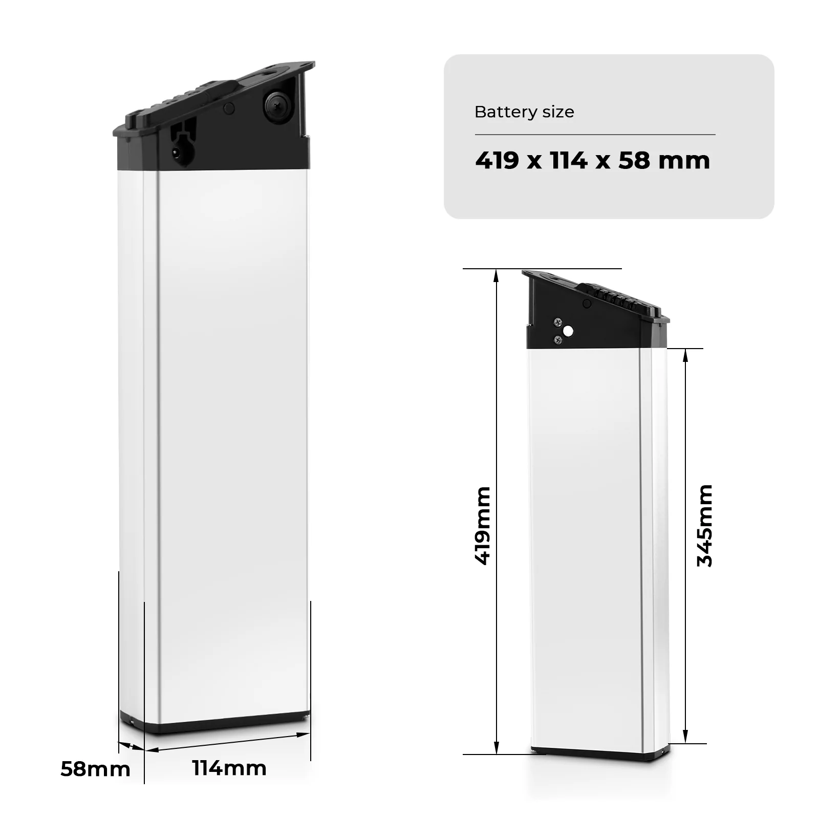 48V14.5Ah E-Bike Li-ion Battery for Bezior XF200; Engwe pro 2/EP-2 pro/Engine X; MATE X; Samebike - Image 3