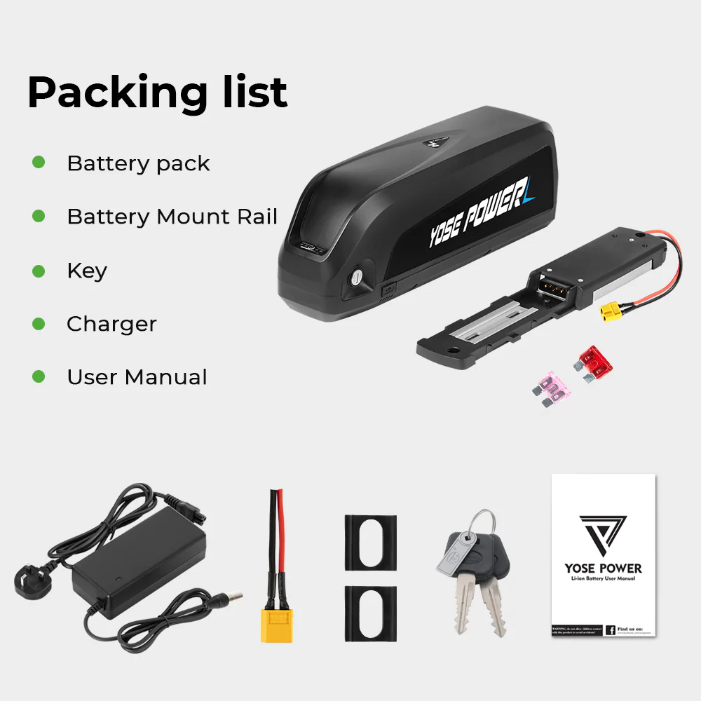 48V18Ah Hailong G80 E-bike Li-ion Down Tube Battery for 48V1000W Motor - Image 7