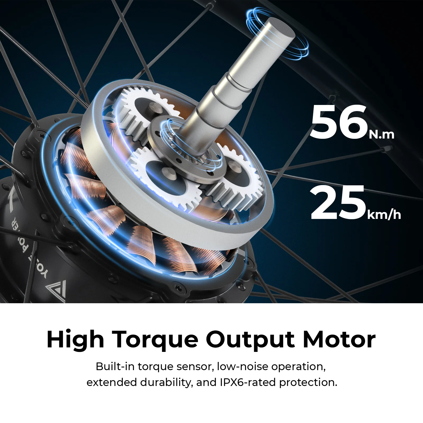 E-Bike Conversion Kit 36V250W 26"/28" Rear Cassette Motor Kit with 36V Bottle Battery Samsung Cell and Integrated Torque PAS Sensor Model A3pro - Image 11